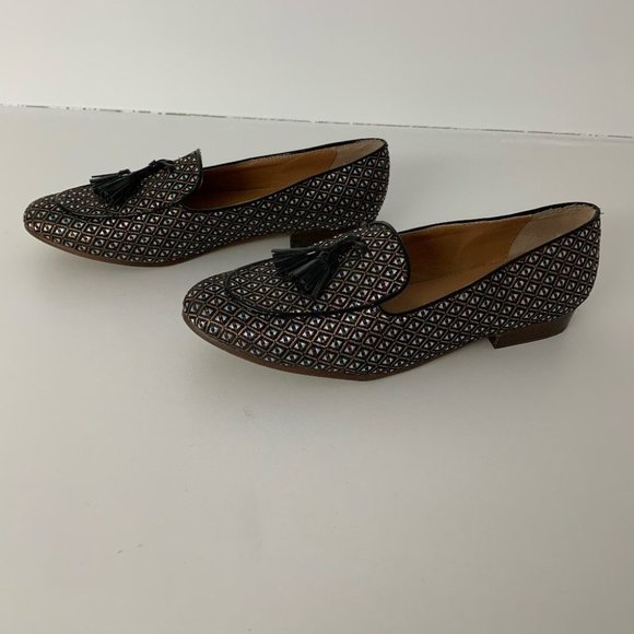 J. Crew Charlie Medallion Jacquard Tassel … - Picture 3 of 7